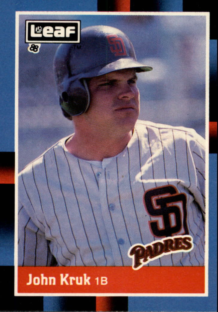 1988 Leaf/Donruss Baseball Cards       176     John Kruk